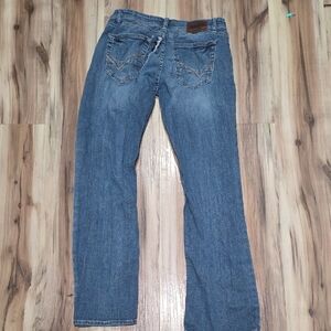 Men's Straight Leg Blue Jeans